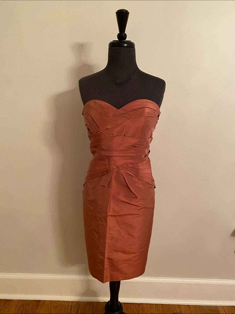 Banana Republic Silk Strapless Cocktail Dress